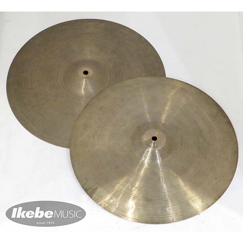 Zildjian Istanbul K Zildjian HiHats 14 pr Intermediate stamp 1959-66の画像